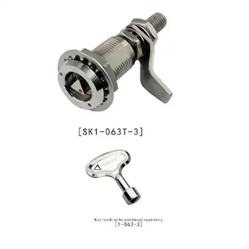 Stainless Steel SUS304 Industrial Cam Lock for High-grade power box, control box and automation equipment with waterproof performance