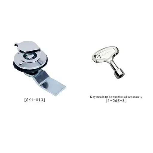 Durable Zinc Alloy Industrial Cam Locks for metal doors with dust proof and water proof performance