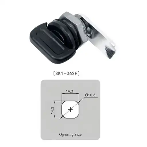 Durable Zinc Alloy Industrial Cam Lock for mini chassis cabinet and distribution box with water proof performance