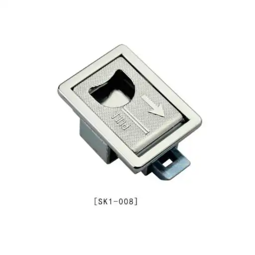 Small inpact closing type paddel lock without cylinder in zinc alloy