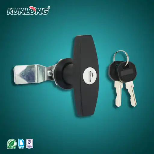 single point panel lock with T shape handle