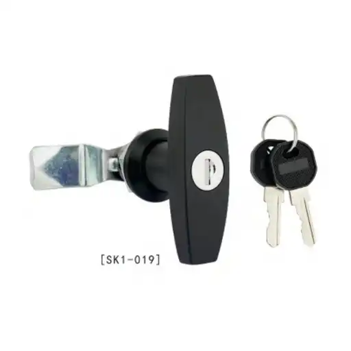 single point panel lock with T shape handle