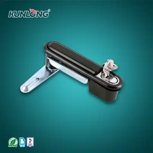 Waterproof and dustproof panel handle lock with keys