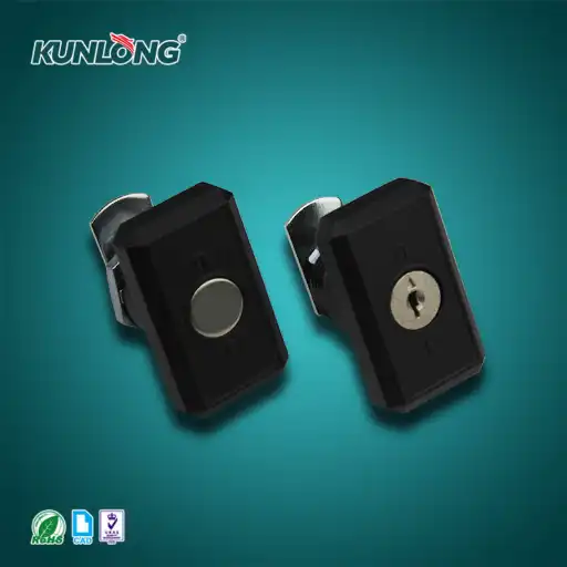 Cabinet panel lock with or without keys