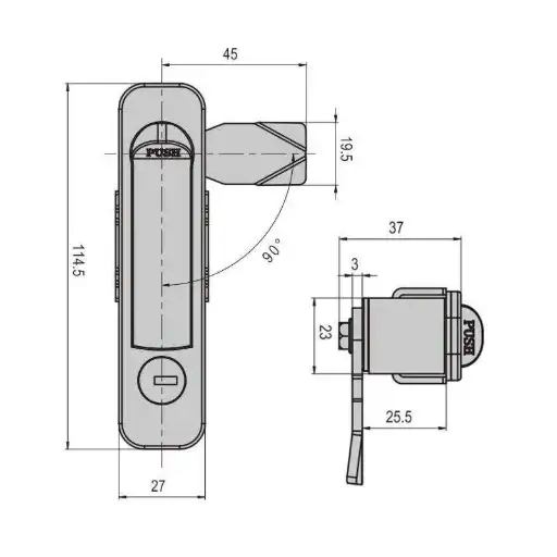Panel lock Effectively prevent abnormal noise between the equipment and the door