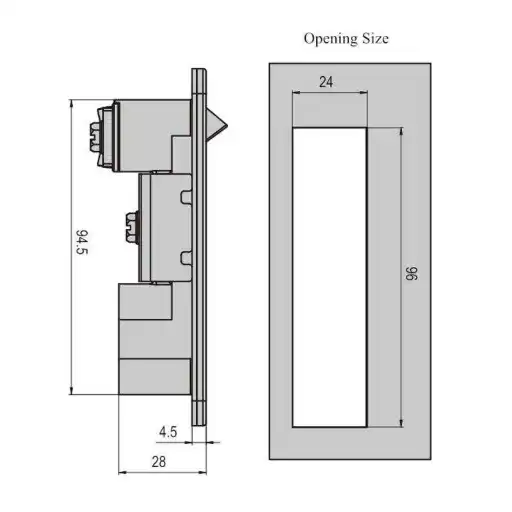 Panel lock Effectively prevent abnormal noise between the equipment and the door
