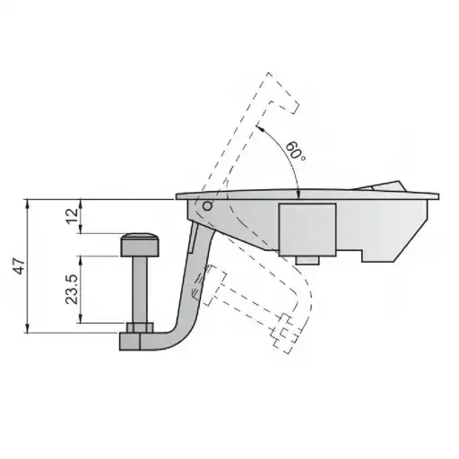 single point panel lock with adjustable compression value