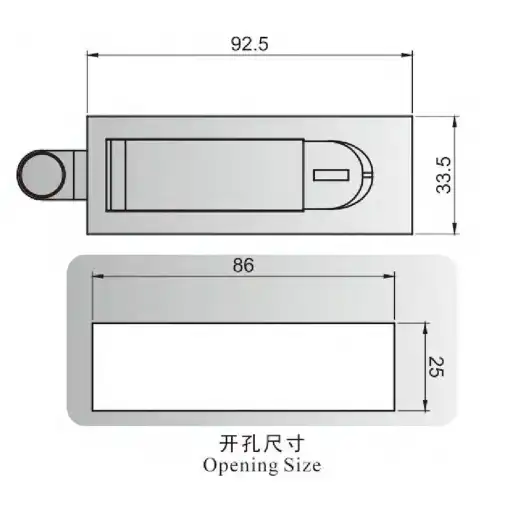 single point panel lock with adjustable compression value
