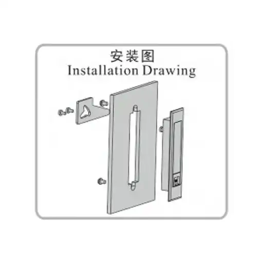 zinc alloy panel lock for electrical steel cabinet