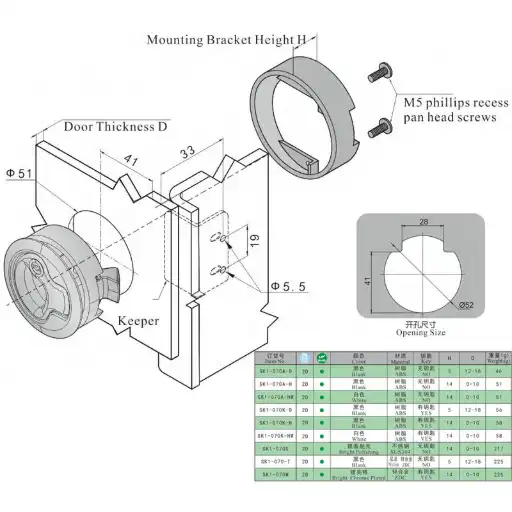 Industrial and machinery pulling latch handle with concealed structure