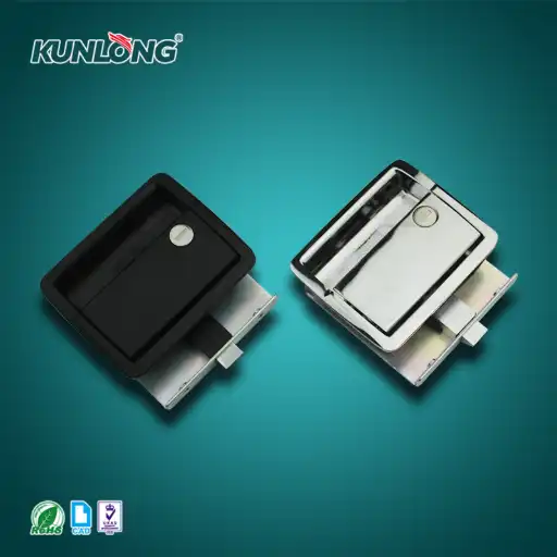 Sofr circular designed paddle latch with lock