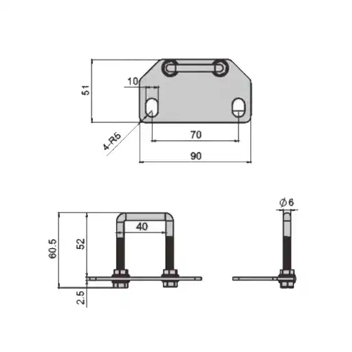 Flat handle designed paddle latch with lock cylinder
