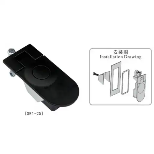 Lever lock with adjustable compression