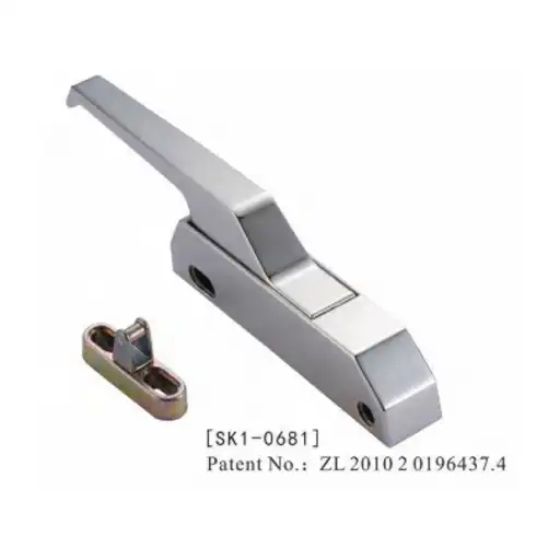 Twice opening patent design handle latch