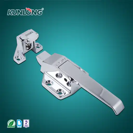 zinc alloy handle latch for freezer convex door