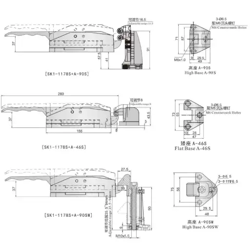 Ergonomically designed handle latch with internal emergency escape device