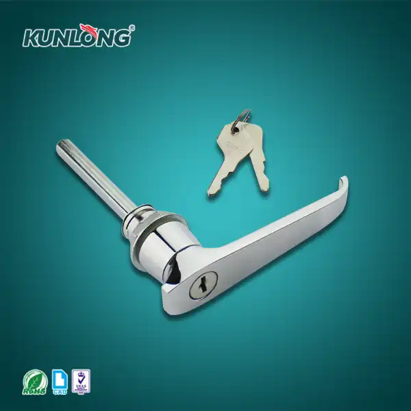Zinc alloy lever handle lock with or without cylinder