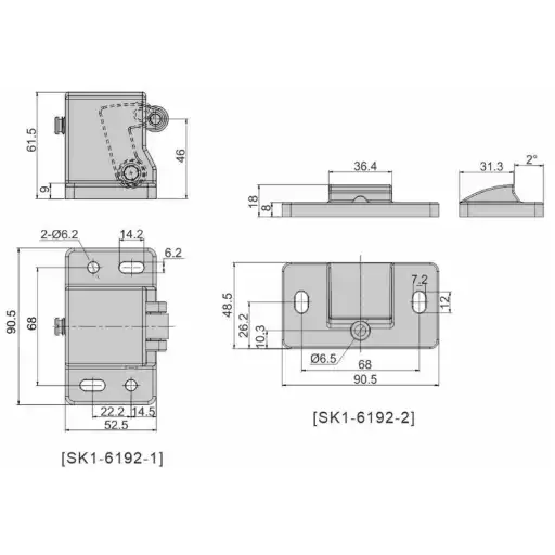 anti-explosion handle latch for high pressure circumastance