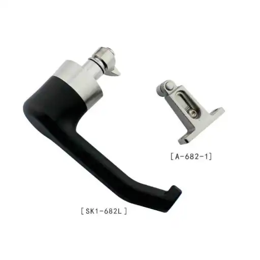 SUS304 stainless steel handle latch with rubber wrapped handle
