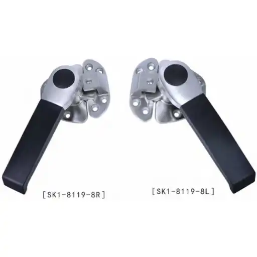rubber wrapped ss 304 handle latch with strong compression locking function
