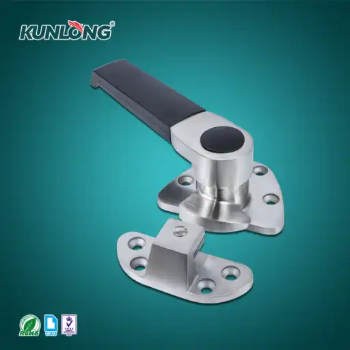 rubber wrapped ss 304 handle latch with strong compression locking function
