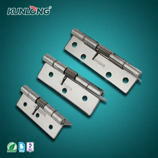 Hinge with strong rebound performance