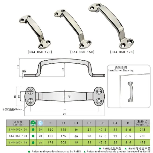 stainless steel 304 handle