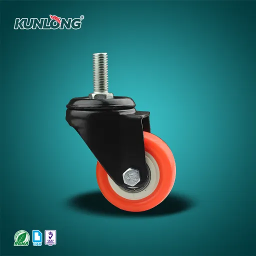 Steel material caster wheel for movable table