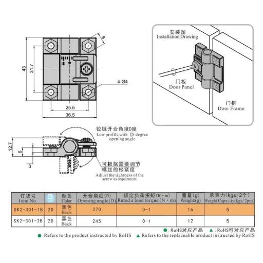Torque Hinge