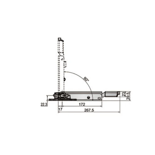 SK1-1593S Container Latch for Special vehicle,Big testing equipment,Refrigerate truck