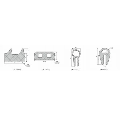 Sealing Strip MFT 51-56 dimension figure