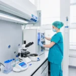 Biomedical device scene illustration