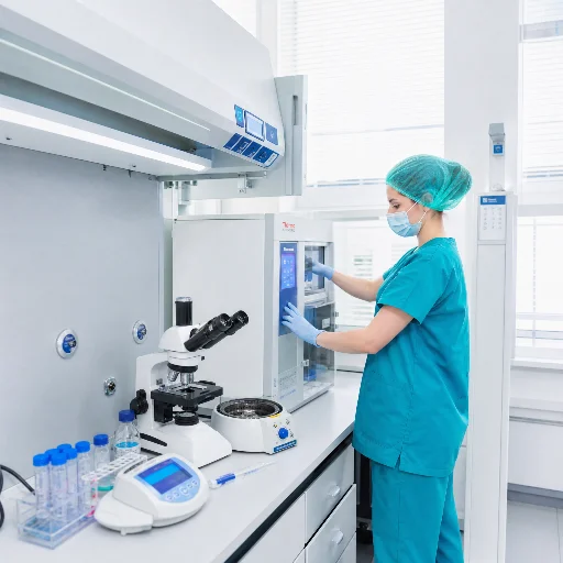 Biomedical device scene illustration