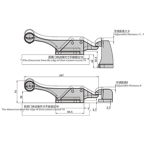 Size drawing of SK1-903S